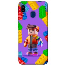 TPU чехол Demsky Colorful constructor для Samsung Galaxy A20 / A30