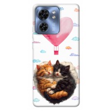 TPU чохол Demsky Animals love 3 для Motorola Edge 40