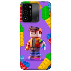 TPU чохол Demsky Colorful constructor для TECNO Spark 8C