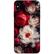 TPU чохол Demsky Velvet roses для Apple iPhone X (5.8")