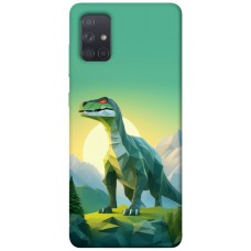 TPU чехол Demsky Динозавр для Samsung Galaxy A71