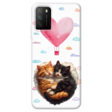 TPU чохол Demsky Animals love 3 для Xiaomi Poco M3