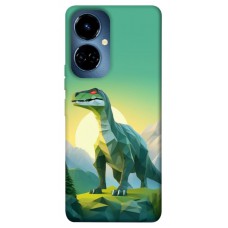 TPU чехол Demsky Динозавр для TECNO Camon 19 (CI6n) / 19 Pro (CI8n)