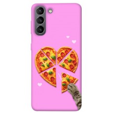 TPU чехол Demsky Pizza Love для Samsung Galaxy S21