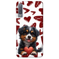 TPU чехол Demsky Animals love 8 для Samsung A750 Galaxy A7 (2018)