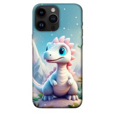 TPU чохол Demsky Білий дракоша для Apple iPhone 14 Pro Max (6.7")