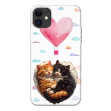 TPU чохол Demsky Animals love 3 для Apple iPhone 11 (6.1")