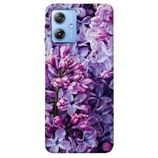 TPU чехол Demsky Violet blossoms для Motorola Moto G84