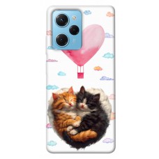 TPU чехол Demsky Animals love 3 для Xiaomi Poco X5 Pro 5G