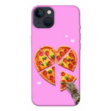 TPU чохол Demsky Pizza Love для Apple iPhone 13 (6.1")