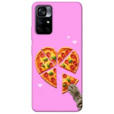 TPU чохол Demsky Pizza Love для Xiaomi Poco M4 Pro 5G