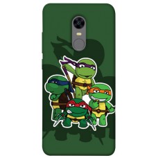 TPU чехол Demsky Green turtles для Xiaomi Redmi 5 Plus / Redmi Note 5 (Single Camera)