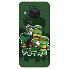 TPU чохол Demsky Green turtles для Nokia X10 / X20