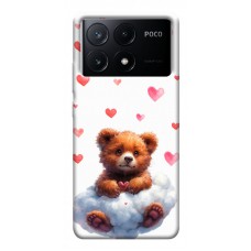 TPU чехол Demsky Animals love 4 для Xiaomi Poco X6