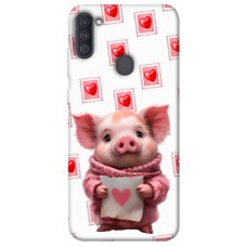 TPU чехол Demsky Animals love 6 для Samsung Galaxy A11