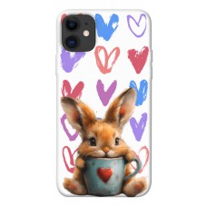 TPU чохол Demsky Animals love 1 для Apple iPhone 11 (6.1")