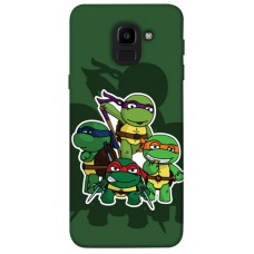 TPU чохол Demsky Green turtles для Samsung J600F Galaxy J6 (2018)