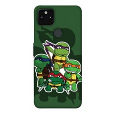 TPU чохол Demsky Green turtles для Google Pixel 5A