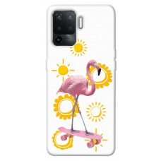 TPU чохол Demsky Fantasy Fauna 4 для Oppo Reno 5 Lite