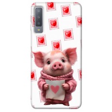 TPU чехол Demsky Animals love 6 для Samsung A750 Galaxy A7 (2018)