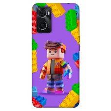 TPU чехол Demsky Colorful constructor для Oppo A76 4G