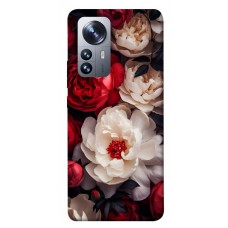 TPU чехол Demsky Velvet roses для Xiaomi 12 / 12X