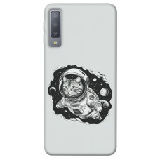 TPU чехол Demsky Кіт космонавт для Samsung A750 Galaxy A7 (2018)