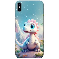 TPU чехол Demsky Білий дракоша для Apple iPhone X (5.8")