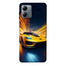 TPU чохол Demsky Yellow Porsche для Motorola Moto G14