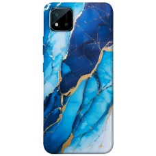 TPU чохол Demsky Blue marble для Realme C11 (2021)