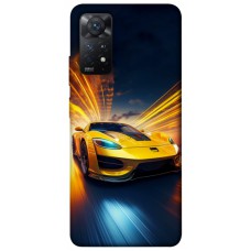 TPU чохол Demsky Yellow Porsche для Xiaomi Redmi Note 11 Pro 4G/5G