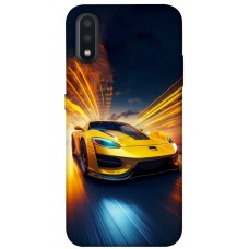 TPU чохол Demsky Yellow Porsche для Samsung Galaxy A01