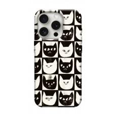 TPU чохол Demsky Котячі шахи для Apple iPhone 16 Pro (6.3")