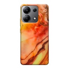 TPU чохол Demsky Червоний корал мармур для Xiaomi Redmi Note 13 4G