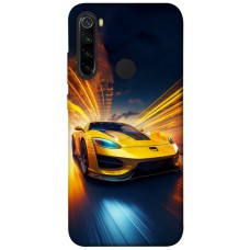 TPU чохол Demsky Yellow Porsche для Xiaomi Redmi Note 8