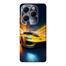 TPU чохол Demsky Yellow Porsche для Infinix Hot 40