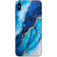 TPU чохол Demsky Blue marble для Apple iPhone XS Max (6.5")