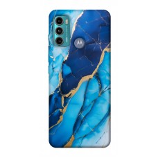 TPU чохол Demsky Blue marble для Motorola Moto G60