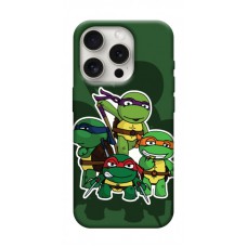 TPU чохол Demsky Green turtles для Apple iPhone 16 Pro Max (6.9")