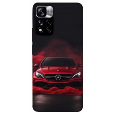 TPU чохол Demsky Red Mercedes для Xiaomi Poco M4 Pro 5G