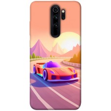 TPU чехол Demsky Машинка на заході сонця для Xiaomi Redmi Note 8 Pro