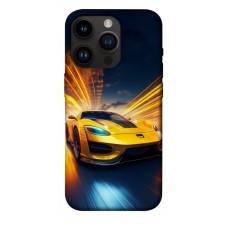 TPU чохол Demsky Yellow Porsche для Apple iPhone 14 Pro (6.1")