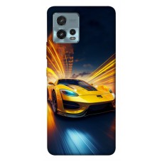 TPU чохол Demsky Yellow Porsche для Motorola Moto G72