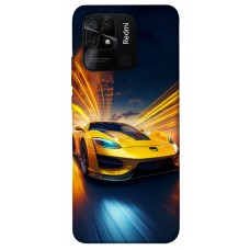 TPU чохол Demsky Yellow Porsche для Xiaomi Redmi 10C