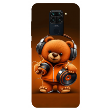 TPU чохол Demsky ведмежа меломан 2 (bear listening music) для Xiaomi Redmi Note 9 / Redmi 10X