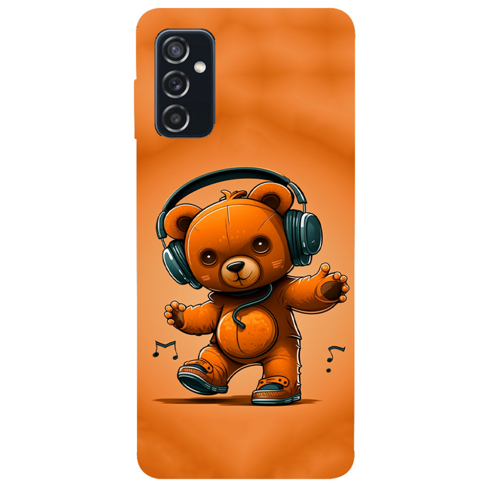 TPU чехол Demsky ведмежа меломан (bear listening music) для Samsung Galaxy M52