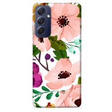 TPU чохол Demsky Акварельные цветы для Samsung Galaxy M54 5G