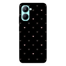 TPU чехол Demsky Сердечки для Realme C33