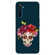 TPU чохол Demsky Flower skull для Realme 6 Pro