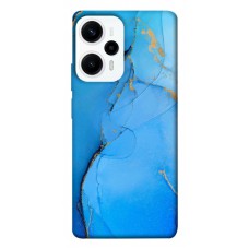 TPU чехол Demsky Синий с золотом для Xiaomi Poco F5 Pro